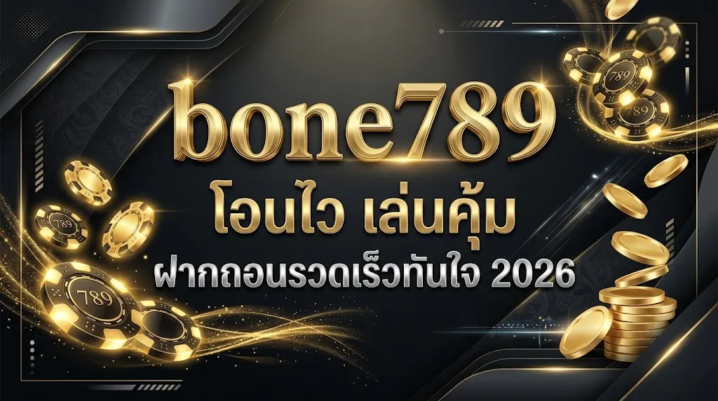 bone789 โอนไว เล่นคุ้ม ฝากถอนรวดเร็วทันใจ 2026